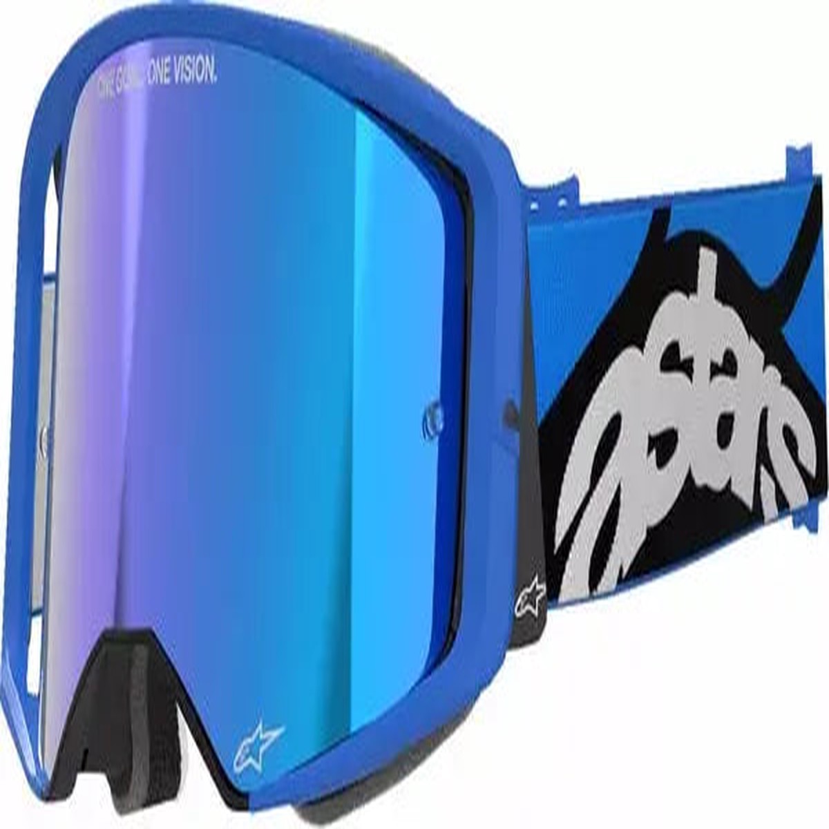 Alpinestars Supertech Stream Goggles Blue Mirror Blue