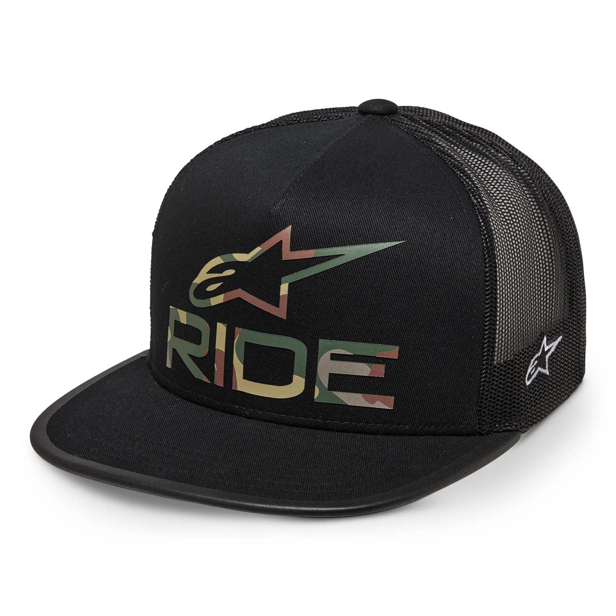 Alpinestars Ride 40 Camo Trucker Hat Black