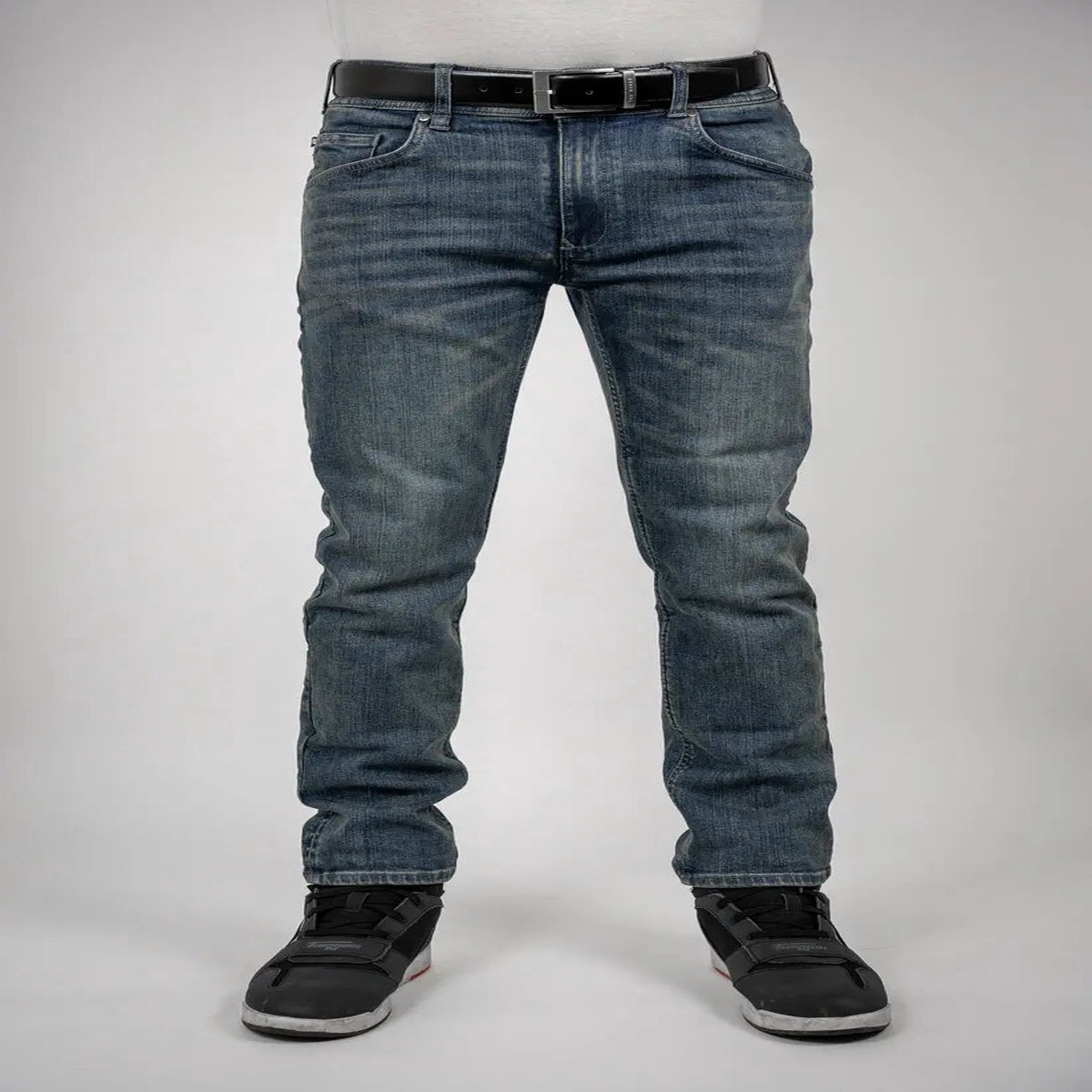 Bull-it Ajax Straight Fit AA Approved Denim Jeans Steel Blue
