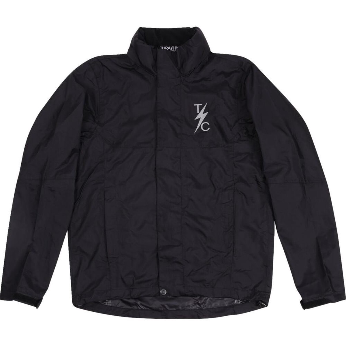 Thrashin Supply Company Mission Waterproof Rain Jacket Black