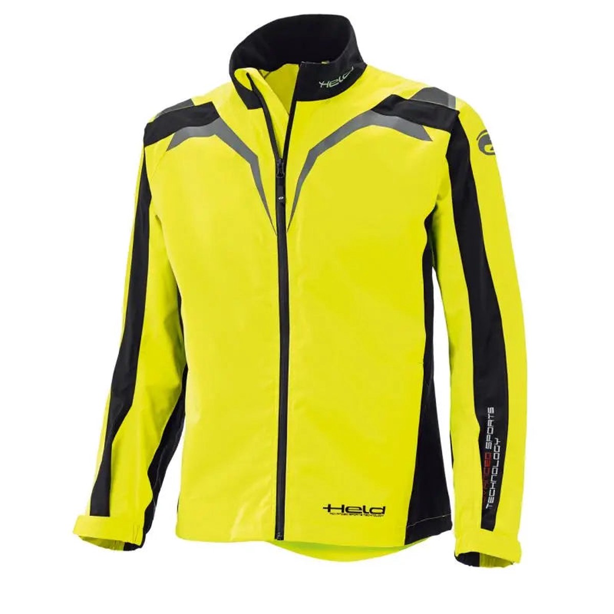 Held Rainblock 2 Top Ladies Waterproof Over Jacket Black Fluo Yellow