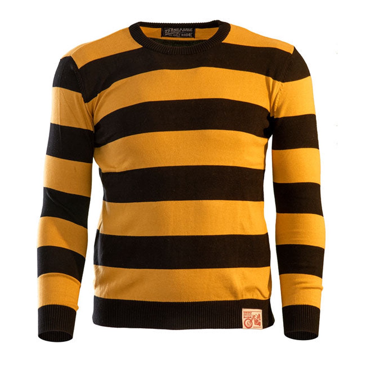 13 And A Half Magazine Outlaw Sweater Black Yellow