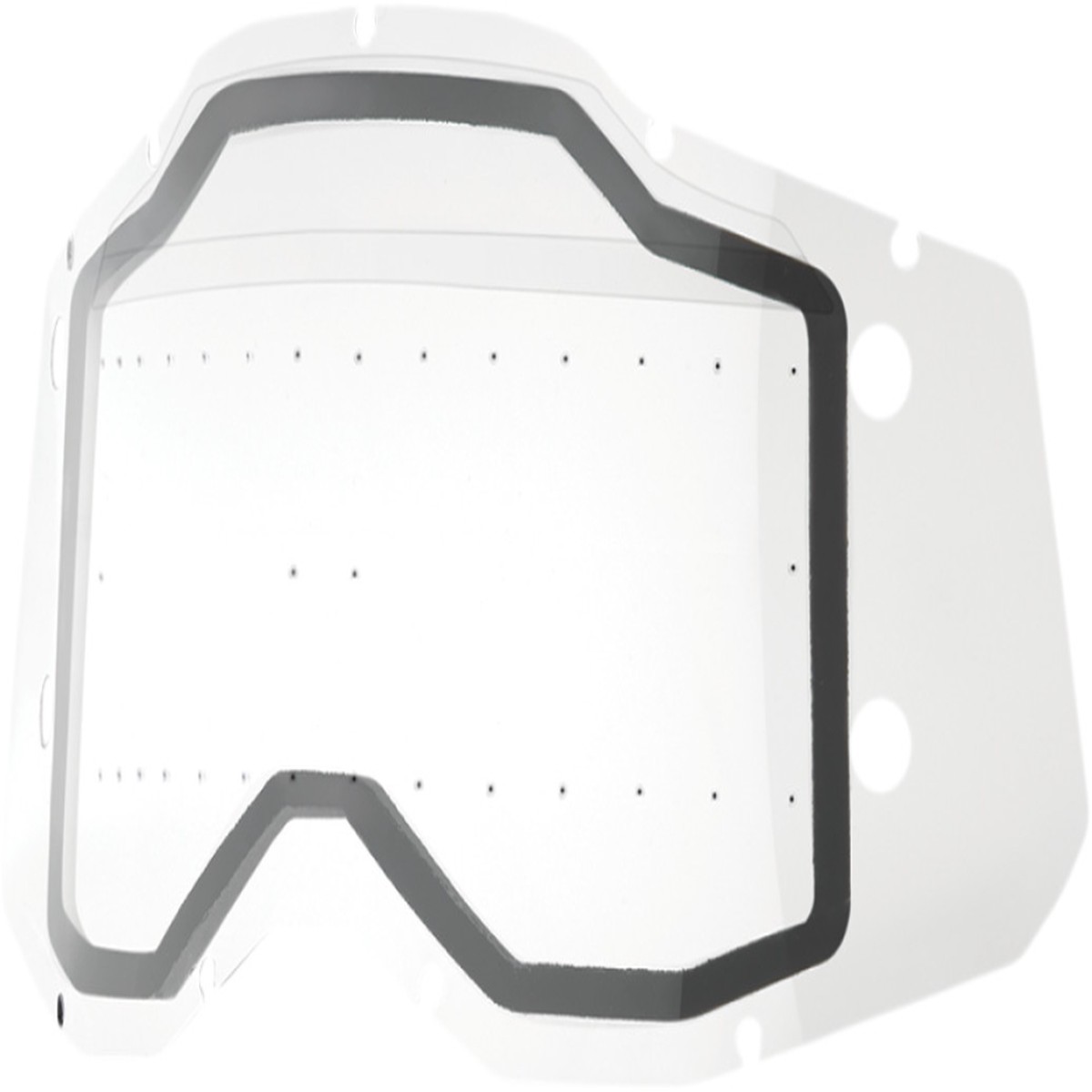 100 Accuri 2Racecraft 2Strata 2 Forecast Goggle Dual Lens with Sonic Bumps