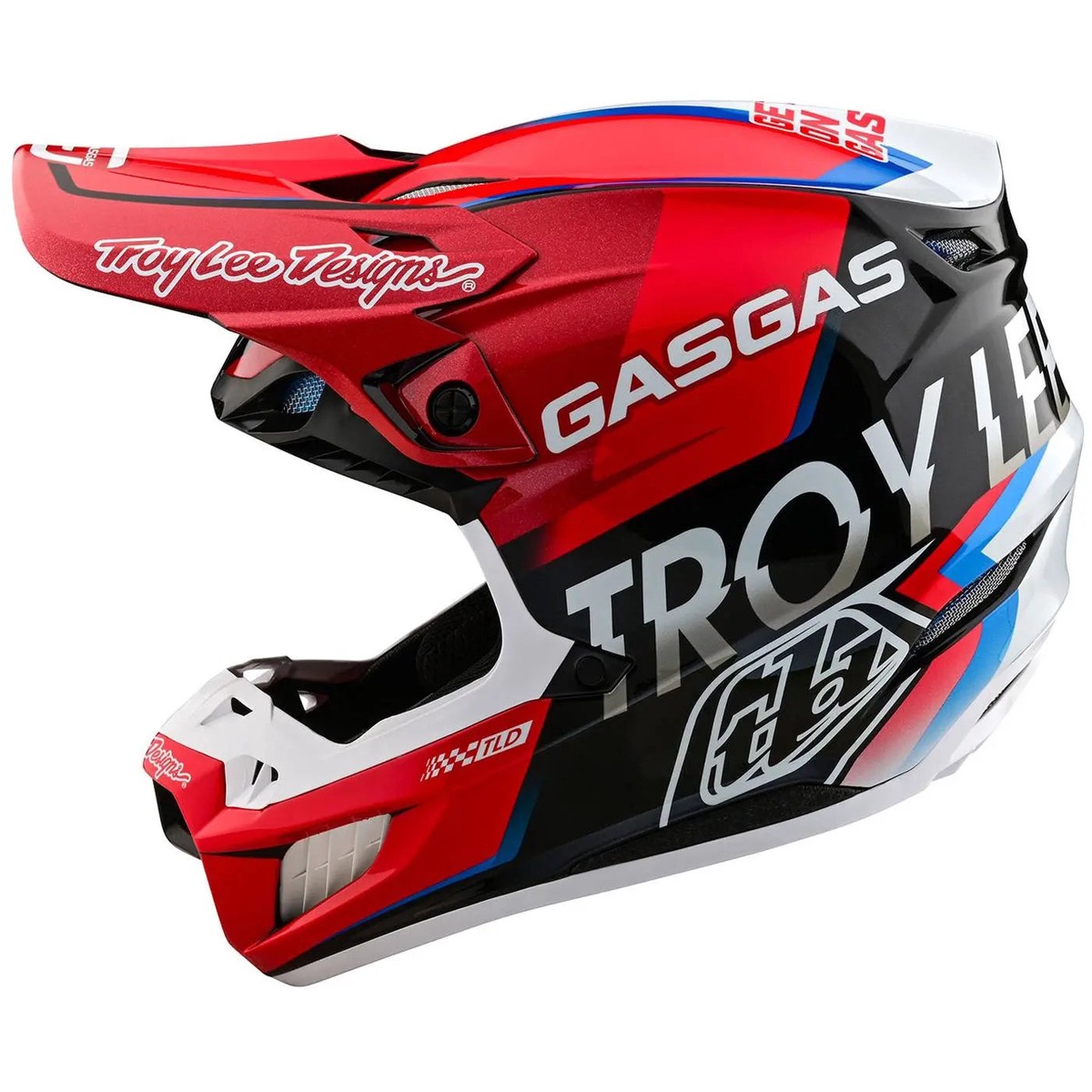 Troy Lee Designs SE5 Composite GasGas Fumes MX Red